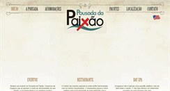 Desktop Screenshot of pousadadapaixao.com.br