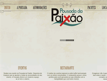 Tablet Screenshot of pousadadapaixao.com.br